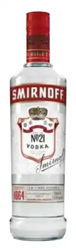 Transgourmet Smirnoff Vodka No. 21 Angebot