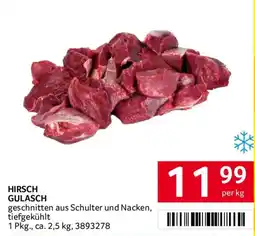 Transgourmet Hirsch Gulasch Angebot