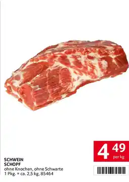 Transgourmet Schwein Schopf Angebot