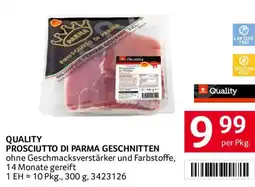 Transgourmet Quality Prosciutto di Parma Geschnitten Angebot