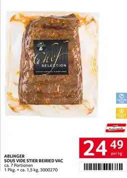 Transgourmet Ablinger Sous Vide Stier Beiried Vac Angebot