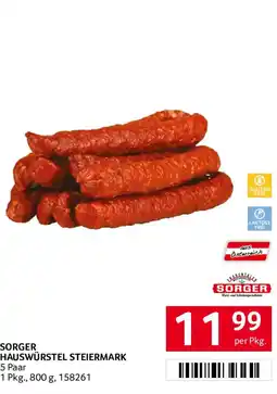 Transgourmet Sorger Hauswürstel Steiermark Angebot