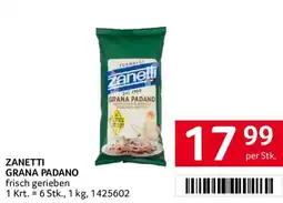 Transgourmet Zanetti Grana Padano frisch gerieben Angebot
