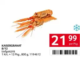 Transgourmet Kaisergranat Angebot