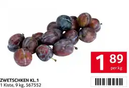 Transgourmet Zwetschken KL.1 Angebot