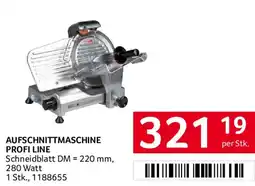 Transgourmet Aufschnittmaschine Profi Line Angebot