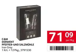 Transgourmet C&M DERWENT PFEFFER-UND SALZMÜHLE Iron Grey Angebot