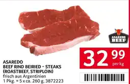 Transgourmet Asaredo Beef Rind Beiried - Steaks Angebot