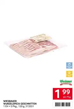 Transgourmet Wiesbauer Wurzelspeck Geschnitten Angebot