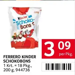Transgourmet Ferrero Kinder Schokobons Angebot