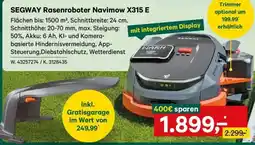 Lagerhaus SEGWAY Rasenroboter Navimow X315 E Angebot