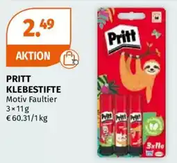 Müller Pritt Klebestifte Motiv Faultier Angebot