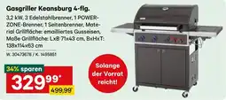 Lagerhaus Gasgriller Keansburg 4-flg. Angebot
