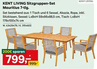 KENT LIVING Sitzgruppen-Set Mauritius