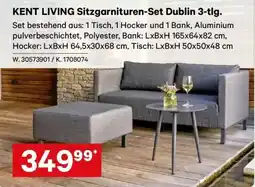 Lagerhaus KENT LIVING Sitzgarnituren-Set Dublin 3-tlg. Angebot