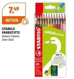 Müller Stabilo Farbstifte Green Colors Angebot