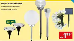 Lagerhaus Impos Solarleuchten Angebot