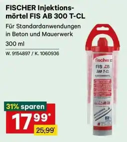 Lagerhaus Fischer Injektionsmörtel FIS AB 300 T-CL Angebot