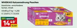 Lagerhaus WHISKAS Katzenfutter Pouches Angebot