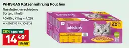 Lagerhaus WHISKAS Katzenfutter Pouches Angebot