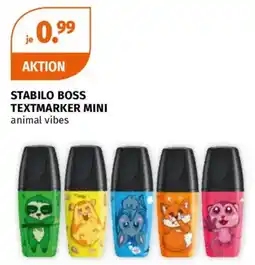 Müller Stabilo Boss Textmarker Mini animal vibes Angebot