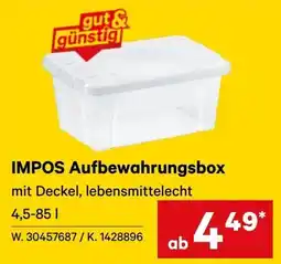Lagerhaus IMPOS Aufbewahrungsbox Angebot