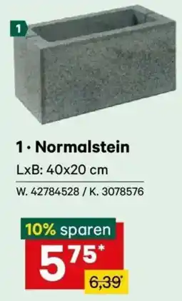 Lagerhaus Normalstein Angebot