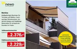 Lagerhaus Markise Angebot