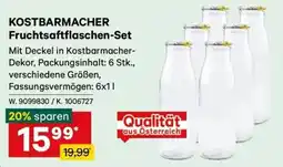Lagerhaus Kostbarmacher Fruchtsaftflaschen-Set Angebot