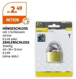 Müller Hängeschloss mit 3 Schlüsseln Angebot