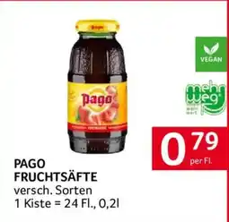 Transgourmet Pago Fruchtsäfte Angebot