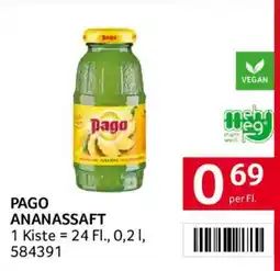 Transgourmet Pago Ananassaft Angebot