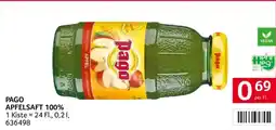 Transgourmet Pago Apfelsaft 100% Angebot