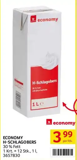 Transgourmet Economy H-Schlagobers Angebot
