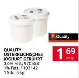 Transgourmet Quality Österreichisches Joghurt Gerührt Angebot