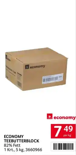 Transgourmet Economy Teebutterblock Angebot
