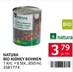 Transgourmet Natura Bio Kidney Bohnen Angebot