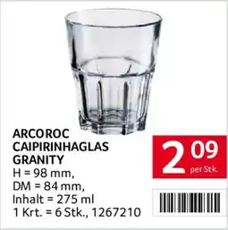 Transgourmet Arcoroc Caipirinha Glas Granity Angebot