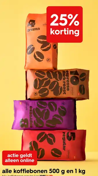 HEMA koffiebonen Angebot