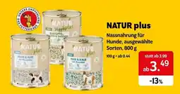 Das Futterhaus Natur plus nassnahrung für hunde Angebot