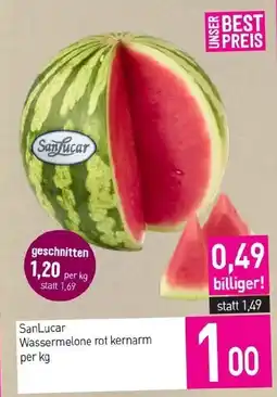 Sutterlüty SanLucar Wassermelone rot kernarm Angebot