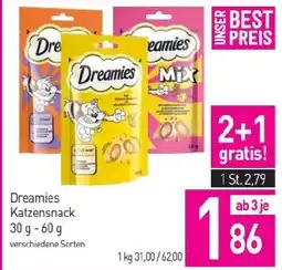 Sutterlüty Dreamies Katzensnack Angebot