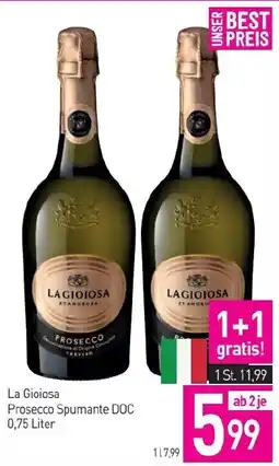 Sutterlüty La Gioiosa Prosecco Spumante DOC Angebot