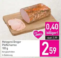 Sutterlüty Metzgerei Broger Pfefferkarree Angebot