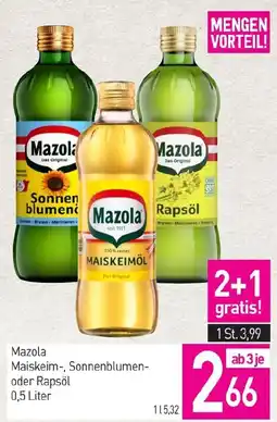 Sutterlüty Mazola Maiskeim-, Sonnenblumen- oder Rapsöl Angebot
