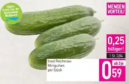 Sutterlüty Insel Reichenau Minigurken Angebot