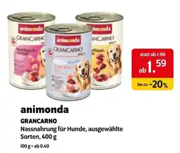 Das Futterhaus animonda GRANCARNO Angebot