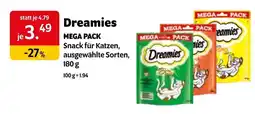 Das Futterhaus Dreamies Snack für Katzen Angebot
