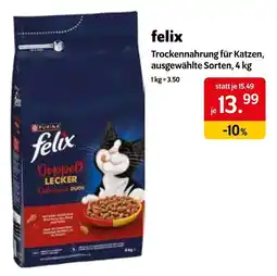 Das Futterhaus felix Trockennahrung für Katzen Angebot