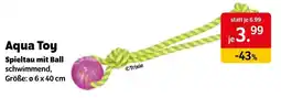 Das Futterhaus Aqua Toy Spieltau mit Ball schwimmend Angebot